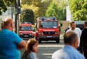 Einsatz BF Koeln Hoehenretter Koeln Stammheim Georg Beyerstr P081